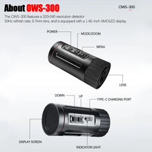 Single-Piece Thermal Imaging Telescope Adapted to Picatinny Rail 320*240 Resolution 9.7mm Lens  Rate for Outdoor Sports