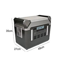 Outdoor Portable Power Station 3000W Solar Generator LiFePO4 Battery Emergency Power Supply with Flashlight for Camping RV Car