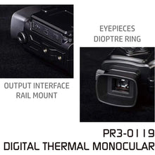 Lightweight Handheld Real Thermal Scope Warzone Monocular Night Vision for Hunting