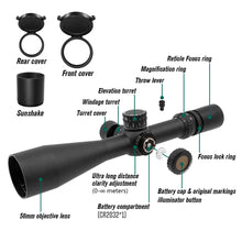 Evolution Gear 5-25X56mm F1 FFP Riflescope Original Markings with Scope Mount