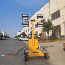 Diesel Powered Mobile Light Tower with LED Lamps Towable Lighting Equipment for Road Repair Mining