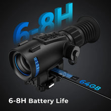 GOYOJO GRL335/GRL335 Thermal Scope for Hunting, 384x288 Thermal Vision Riflescope, Thermal Night Vision Scope with 64GB Storage