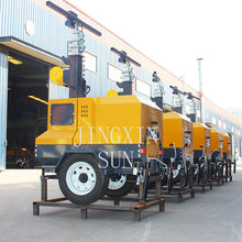 Hot Selling Mobile Solar Light Tower Telescopic Mast Solar Light Tower Portable Light Tower