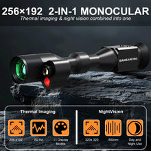 Thermal Imaging Scope, High-Definition Infrared Thermal Night Vision Scope Shockproof Infrared Monocular Camera for Hunting