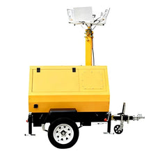 Diesel Generator Mobile Lighting Tower Trailer Mounted Towable LED Light Tower for Construction Road Work