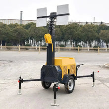 Portable Generator Mobile Light Tower with Towable Trailer for Emergency Lighting Road Repair and Mining Work Use