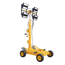 Generator Powered Mobile Lighting Tower Trailer Mounted LED Light Tower for Construction Site Night Work
