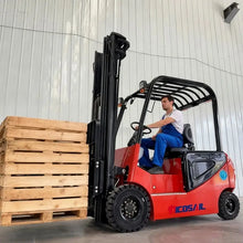 China's hot selling new energy electric forklift small 3.0-ton hydraulic fully electric forklift 3000kg for sale