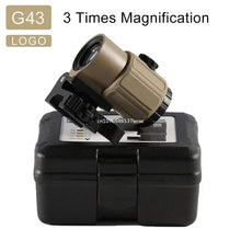 Eotech High Quality G33/G43/G45 3X 5X Magnifier Optical Rifle Scope w/ Switch to Side STS Quick Detachable Mount Perfect Replica