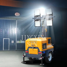 Hot Selling Mobile Solar Light Tower Telescopic Mast Solar Light Tower Portable Light Tower