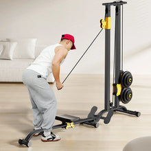 Rowing Machine Fitness Equipment, Exercise High Pull Stand Dumbbell Multifunctional Integrated Training Device, Smith Machine