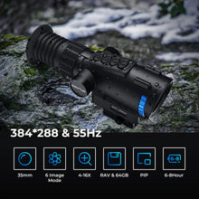 GOYOJO GRL335/GRL335 Thermal Scope for Hunting, 384x288 Thermal Vision Riflescope, Thermal Night Vision Scope with 64GB Storage