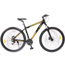 29-Inch Full Suspension Mountain Bike with 21-Speed Steel Fork Disc Brake-Ordinary Pedal