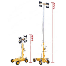 Generator Powered Mobile Lighting Tower Trailer Mounted LED Light Tower for Construction Site Night Work