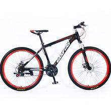 29-Inch Full Suspension Mountain Bike with 21-Speed Steel Fork Disc Brake-Ordinary Pedal