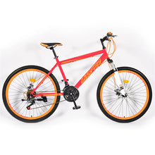29-Inch Full Suspension Mountain Bike with 21-Speed Steel Fork Disc Brake-Ordinary Pedal
