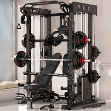 Smith Machine Trainer, Household Fitness Equipment, Multi-functional Integrated Power Rack, Deep Squat GantryGarage Gym Setup