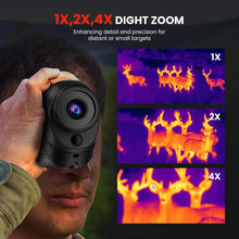 Hermal Imaging Monoscope Camera for Adults, 10mm Focal Lens Vision Goggles Thermal Scopes for Night Hunting Camping