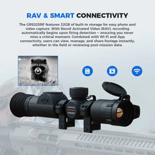 Long Range Thermal Scope with Built-in Laser Rangefinder New Video Record Wireless APP for Rifle Hunting in Day and Night 1300m