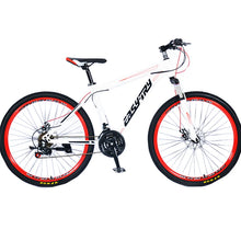 29-Inch Full Suspension Mountain Bike with 21-Speed Steel Fork Disc Brake-Ordinary Pedal