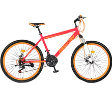 29-Inch Full Suspension Mountain Bike with 21-Speed Steel Fork Disc Brake-Ordinary Pedal