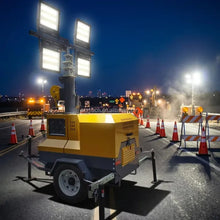 Mobile Generator Lighting Tower Trailer Mounted LED Light Tower for Outdoor Construction Mining and Emergency Work