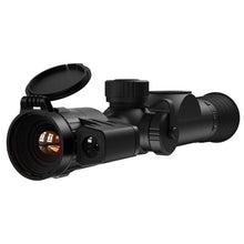 Long Range Thermal Scope with Built-in Laser Rangefinder New Video Record Wireless APP for Rifle Hunting in Day and Night 1300m