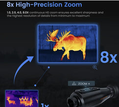 Long Distance1300m Thermal Monocular Scope 15mm 384*288 Night Vision FMC Coating Hunting Telescope Searcher