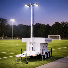 Solar Mobile Lighting Tower Trailer Mounted Portable LED Light Tower for Emergency Road Repair