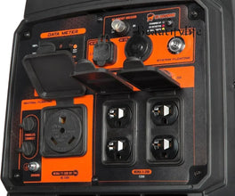 2025 New 4800 watt portable inverter generator with fuel cut-off and CO monitor for electric starting On Sale