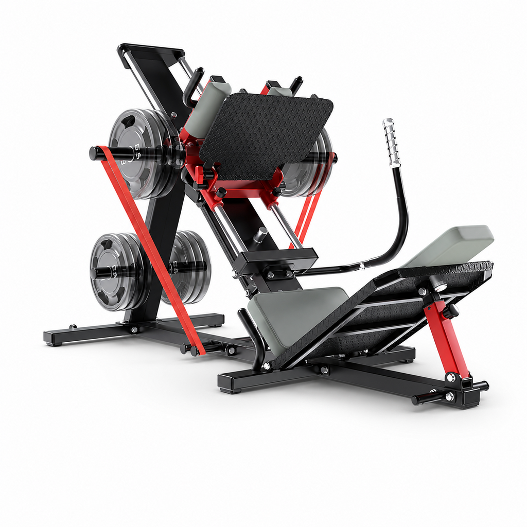 Hack Squat Leg Press Machine 2-in-1 Plate Loaded Home Gym Equipment 1400LB